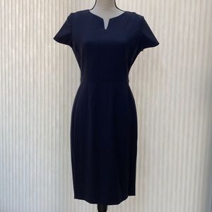 Brooks Brothers Wool sheath dress - blue -size 4 -NEW